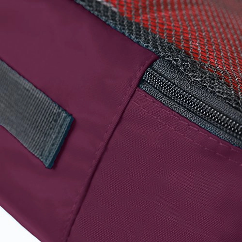 4 Set Packing Cubes Travel Luggage Packing Organizer with Laundry Bag 7 Colors Nylon YKK Zippers