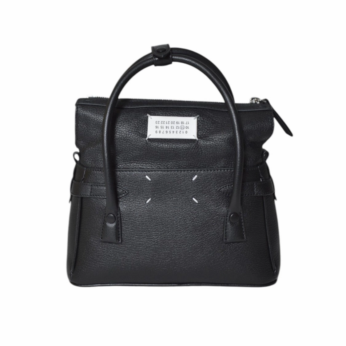 5Ac East West Small Black Leather