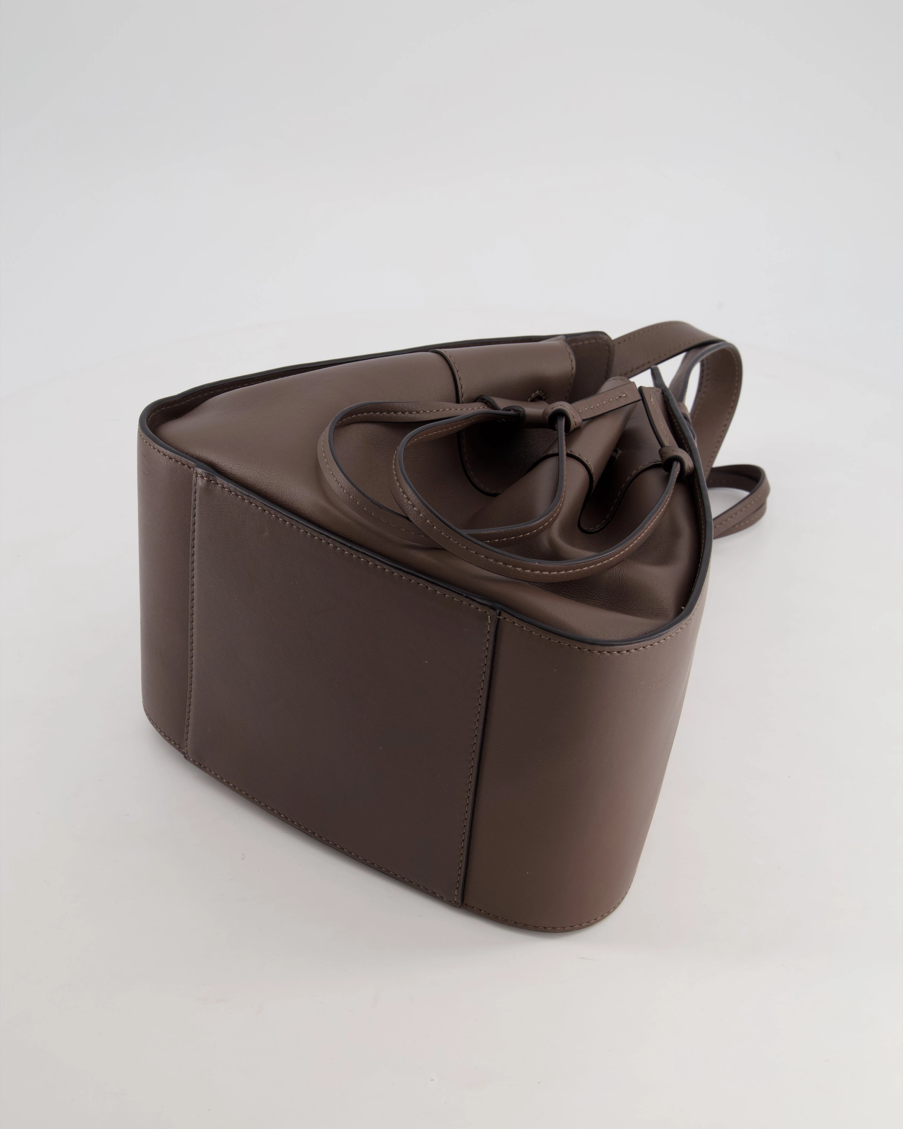 *HOT* Loewe Brown Hammock Small Textured-Leather Shoulder Bag with Silver Hardware  RRP 2,250