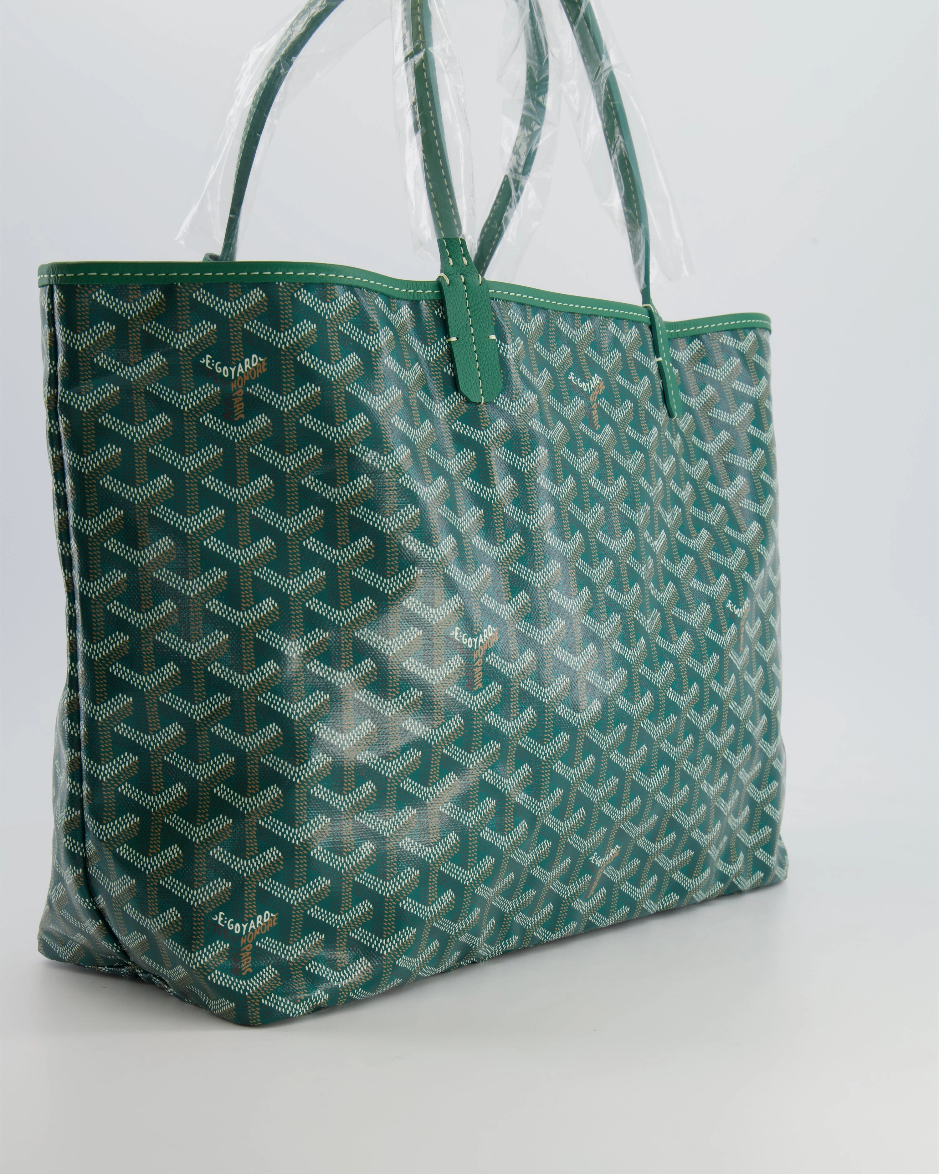 *STORE FRESH* Goyard Saint Louis PM Green Shoulder Tote Bag