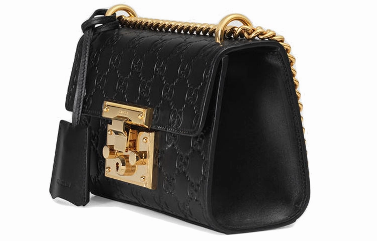 (WMNS) GUCCI Padlock GUCCI Signature Backpack Black 409487-CWC1G-1000
