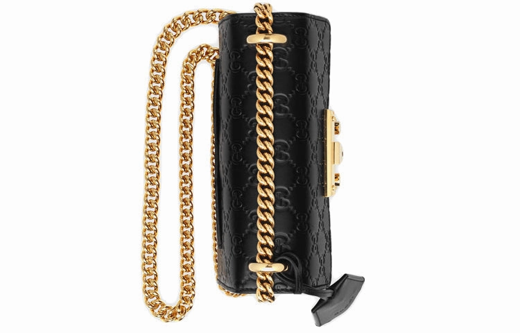 (WMNS) GUCCI Padlock GUCCI Signature Backpack Black 409487-CWC1G-1000