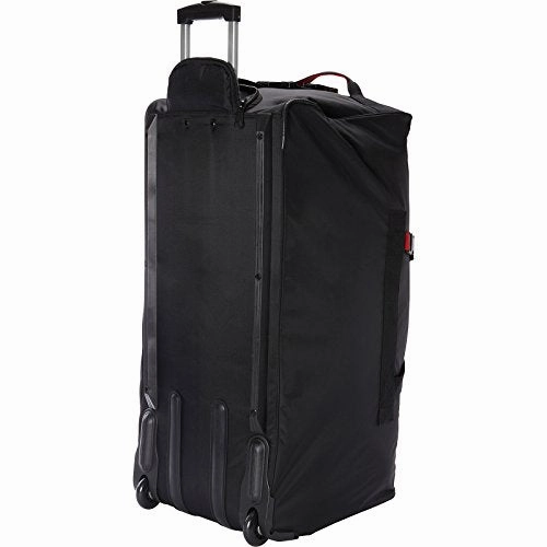 A. Saks 31 Inch Expandable Trolley Duffel (Black/Red)