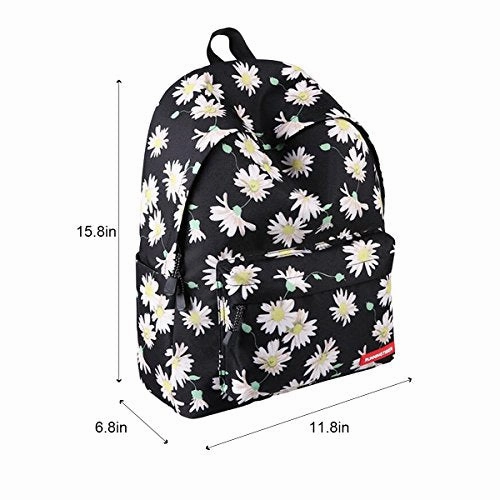 ABage 15.6 Inch Laptop Backpack Casual Travel Daypack Student Bookbag School Bag, Yellow