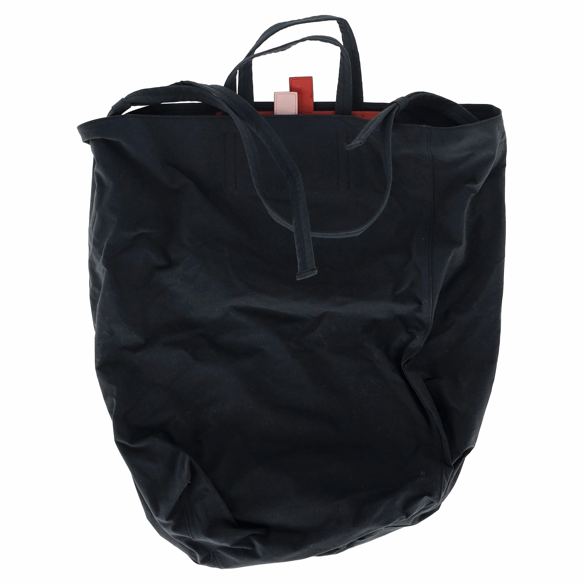 Acne Studios Baker Tote in Black Cotton
