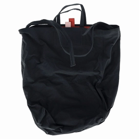 Acne Studios Baker Tote in Black Cotton