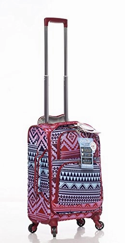 Aerolite 22X14X9" Carry On Max Lightweight Upright Travel Trolley Bags Luggage Suitcase, 4 Wheel