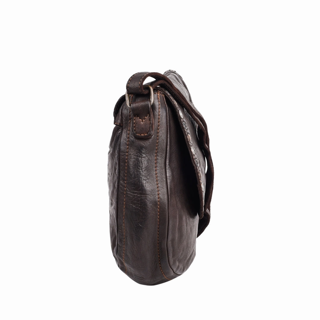 Aiden - The Crossbody -Dark Brown