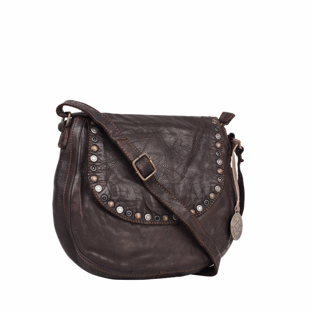 Aiden - The Crossbody -Dark Brown