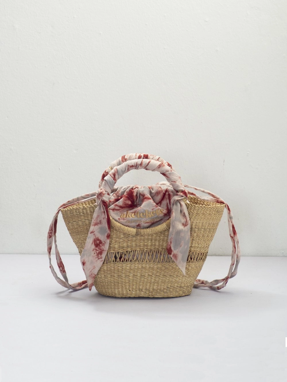 AKETEKETE Woven Butterfly Tote Bag - Small