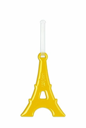 ALIFE DESIGN EIFFEL TOWER LUGGAGE TAG (YELLOW)