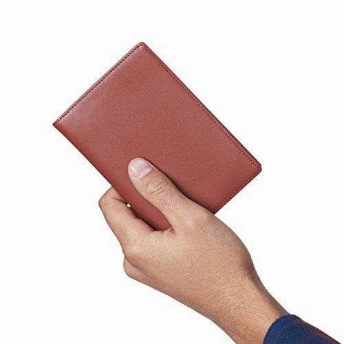 Amazonbasics Leather Rfid Blocking Passport Wallet, Brown