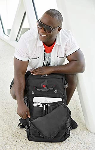 American Stoic Carry On Bag Black - 50L TSA Approved Weekender Bag  Convertible from 19 Laptop Backpack to Carryon Duffel Bag  22x14x9 (43 linear) Inches