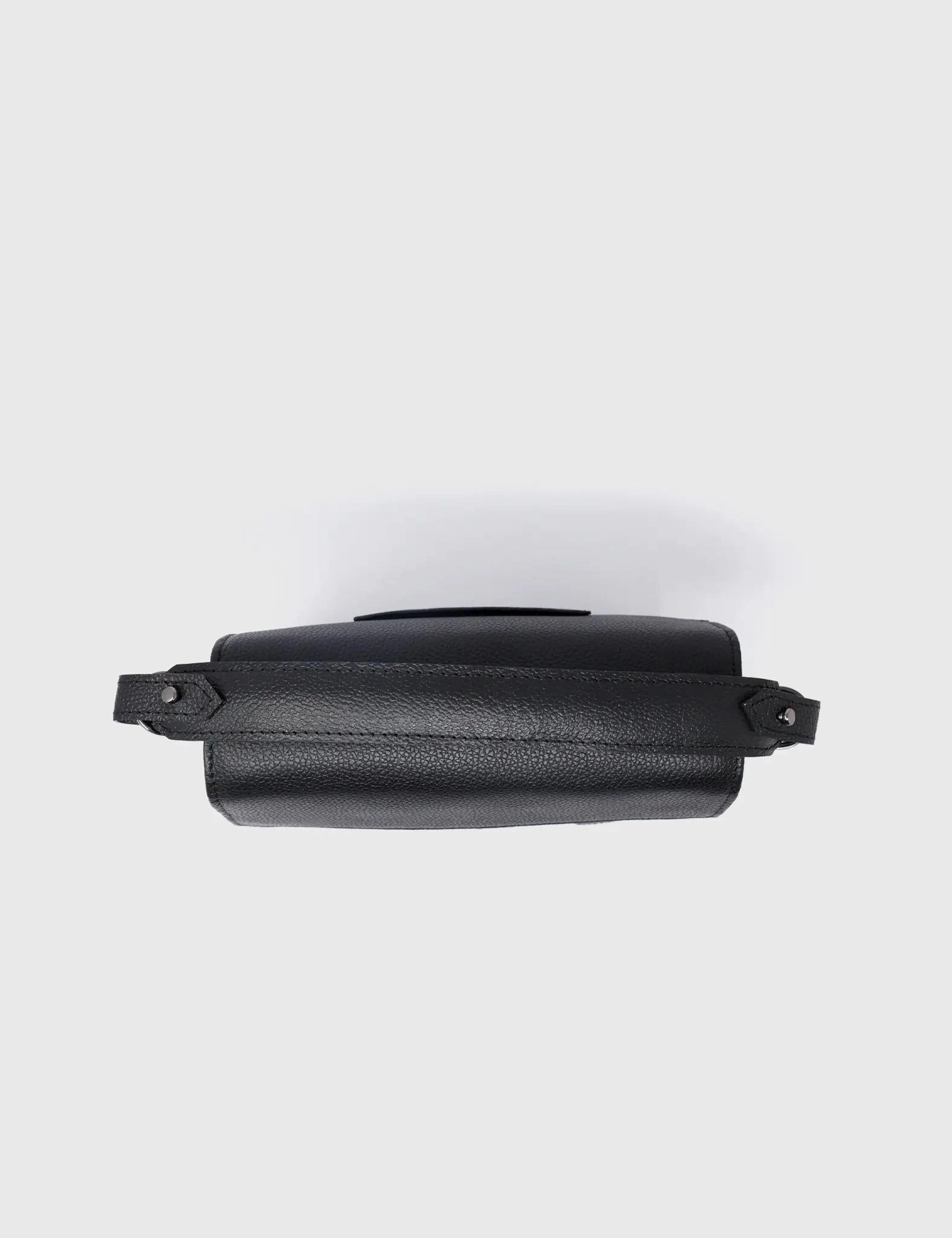 Anastasio Mini Crossbody Handbag Black Leather - Look Up 