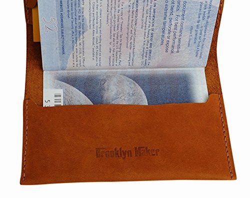 Ancient Mayan Symbol Handmade Genuine Leather Passport Holder Case Hlt_01