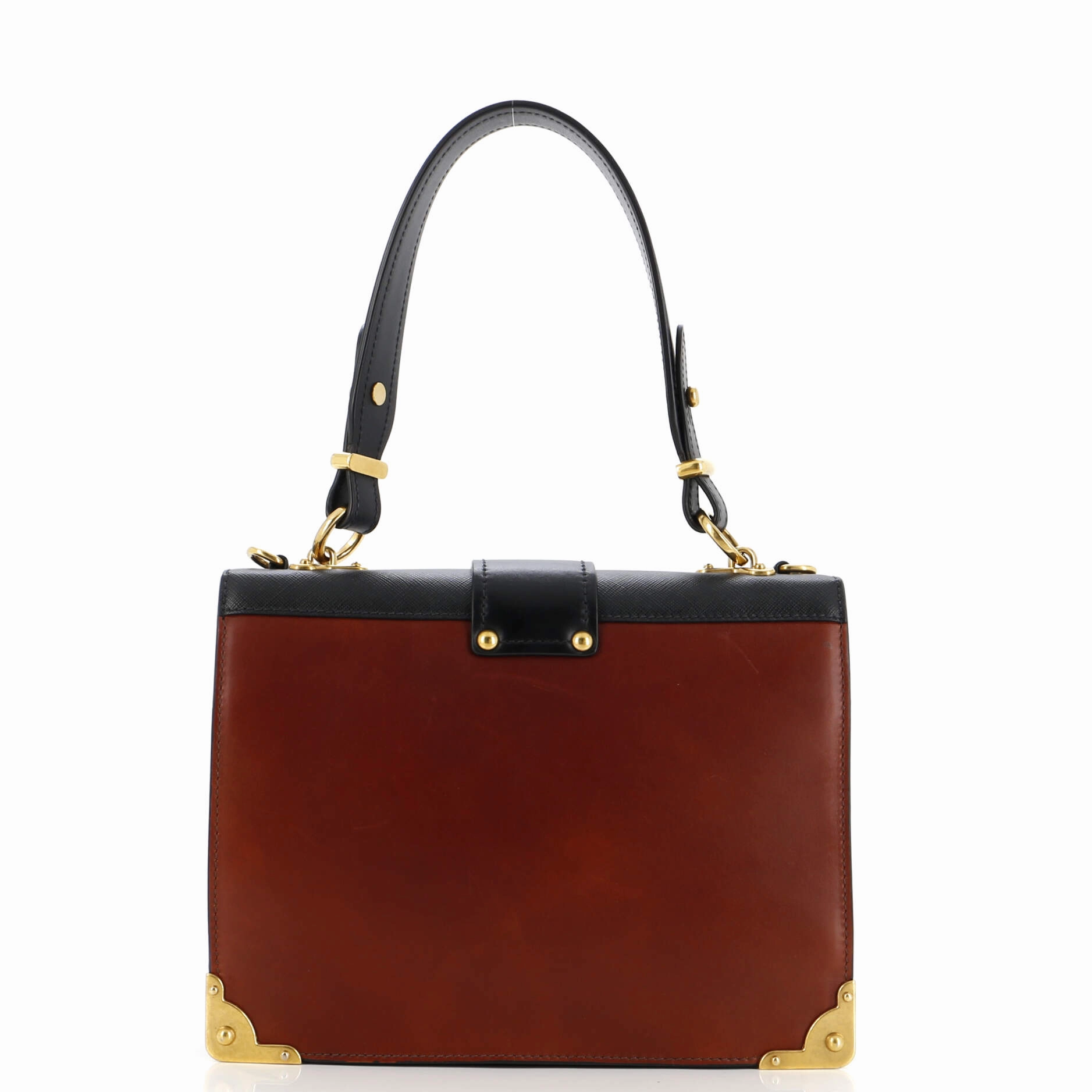Animalier Cahier Convertible Shoulder Bag City Calf and Saffiano Medium