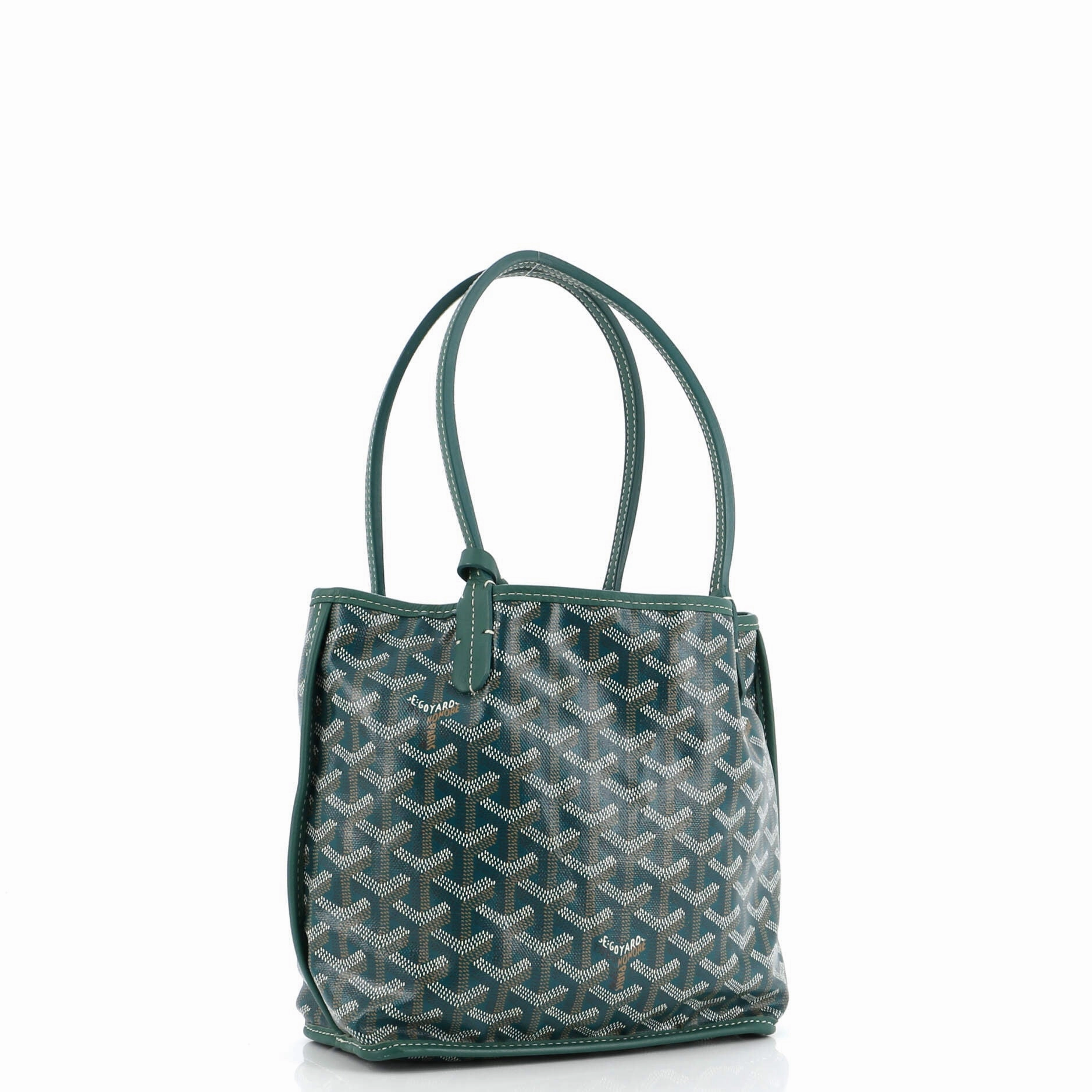 Anjou Reversible Tote Coated Canvas Mini