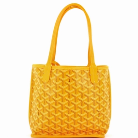 Anjou Reversible Tote Coated Canvas Mini