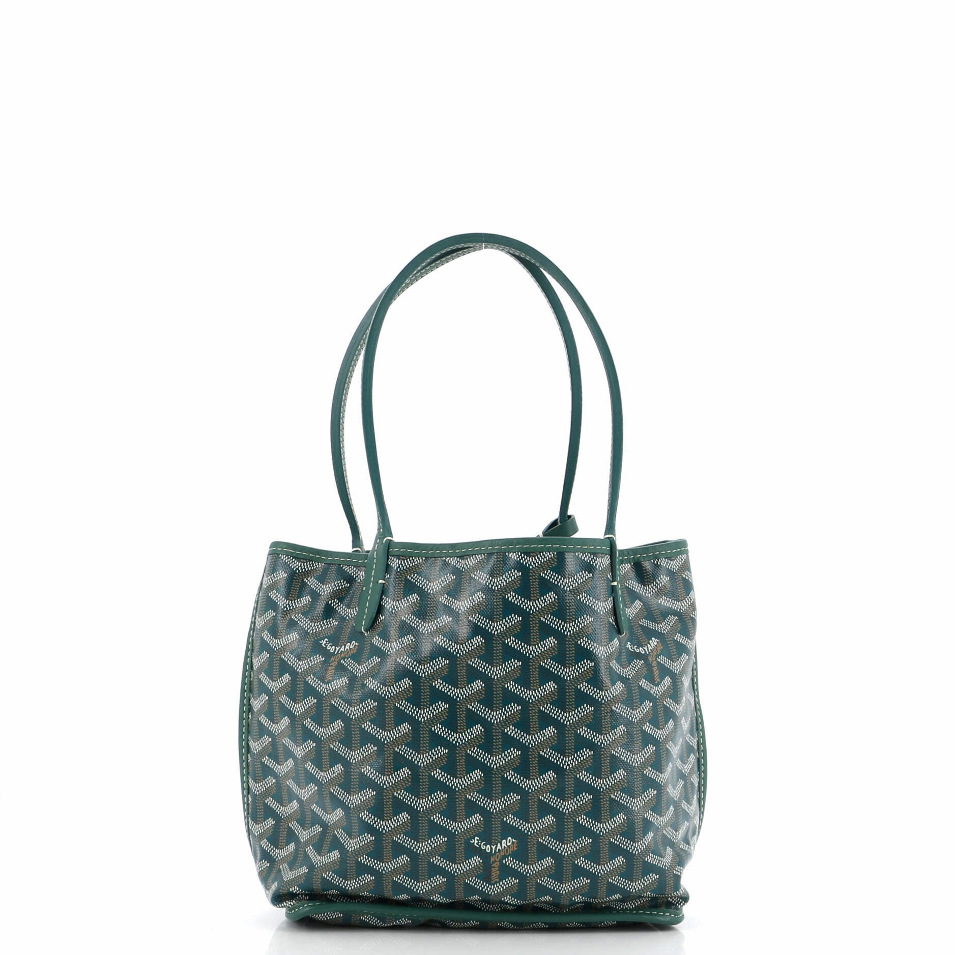 Anjou Reversible Tote Coated Canvas Mini