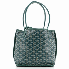 Anjou Reversible Tote Coated Canvas Mini