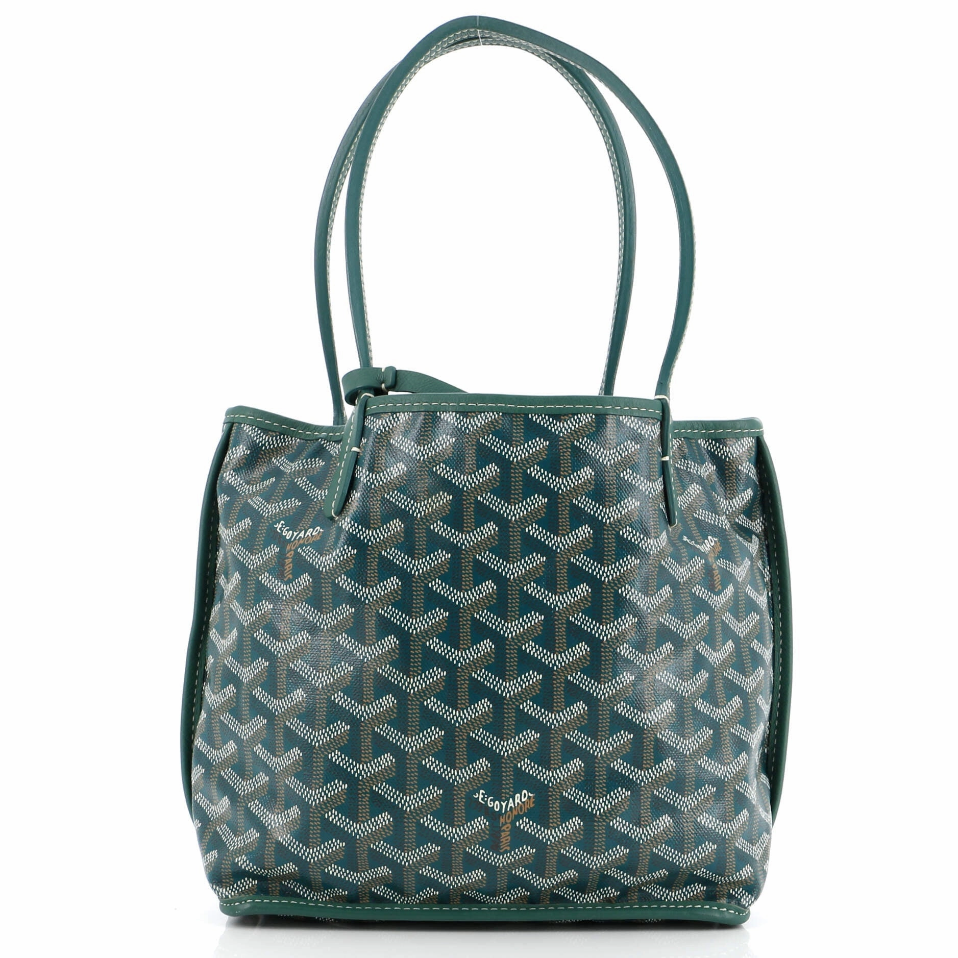 Anjou Reversible Tote Coated Canvas Mini