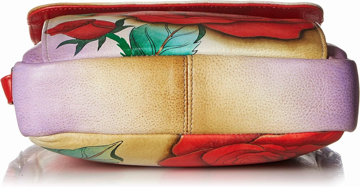Anna by Anuschka Womens Genuine Leather Medium Messenger Style Cross Body | Chic & Stylish Organizer
