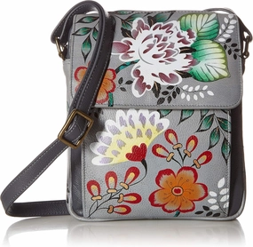 Anna by Anuschka Womens Genuine Leather Medium Messenger Style Cross Body | Chic & Stylish Organizer