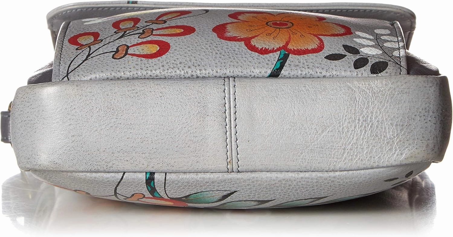 Anna by Anuschka Womens Genuine Leather Medium Messenger Style Cross Body | Chic & Stylish Organizer