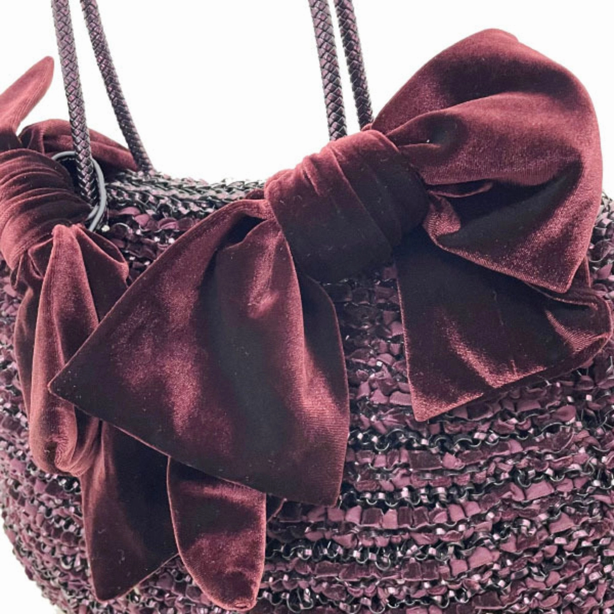 Anteprima  Color Pvc Wire Velvet Handbag Tote Bag (Pre-Owned)