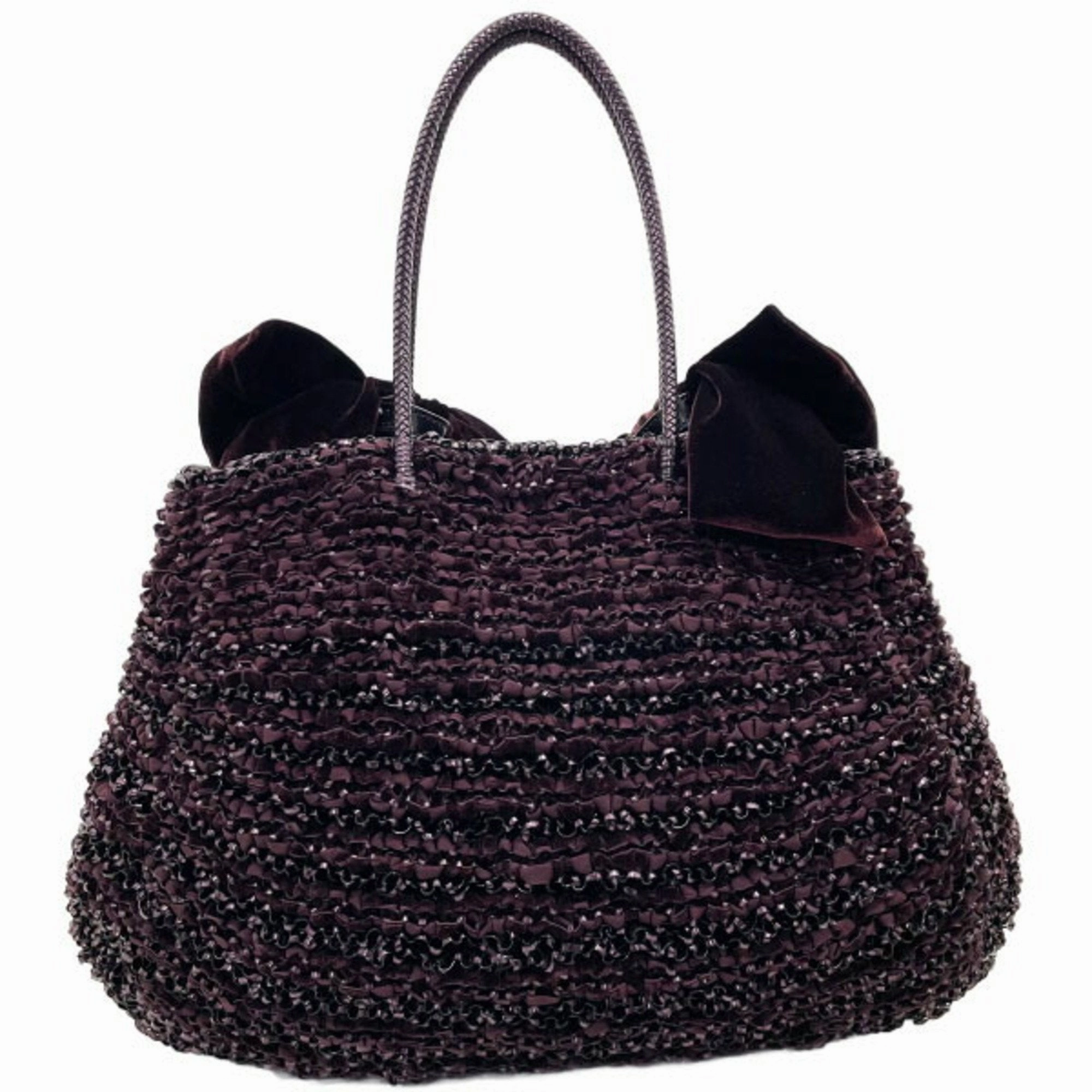 Anteprima  Color Pvc Wire Velvet Handbag Tote Bag (Pre-Owned)