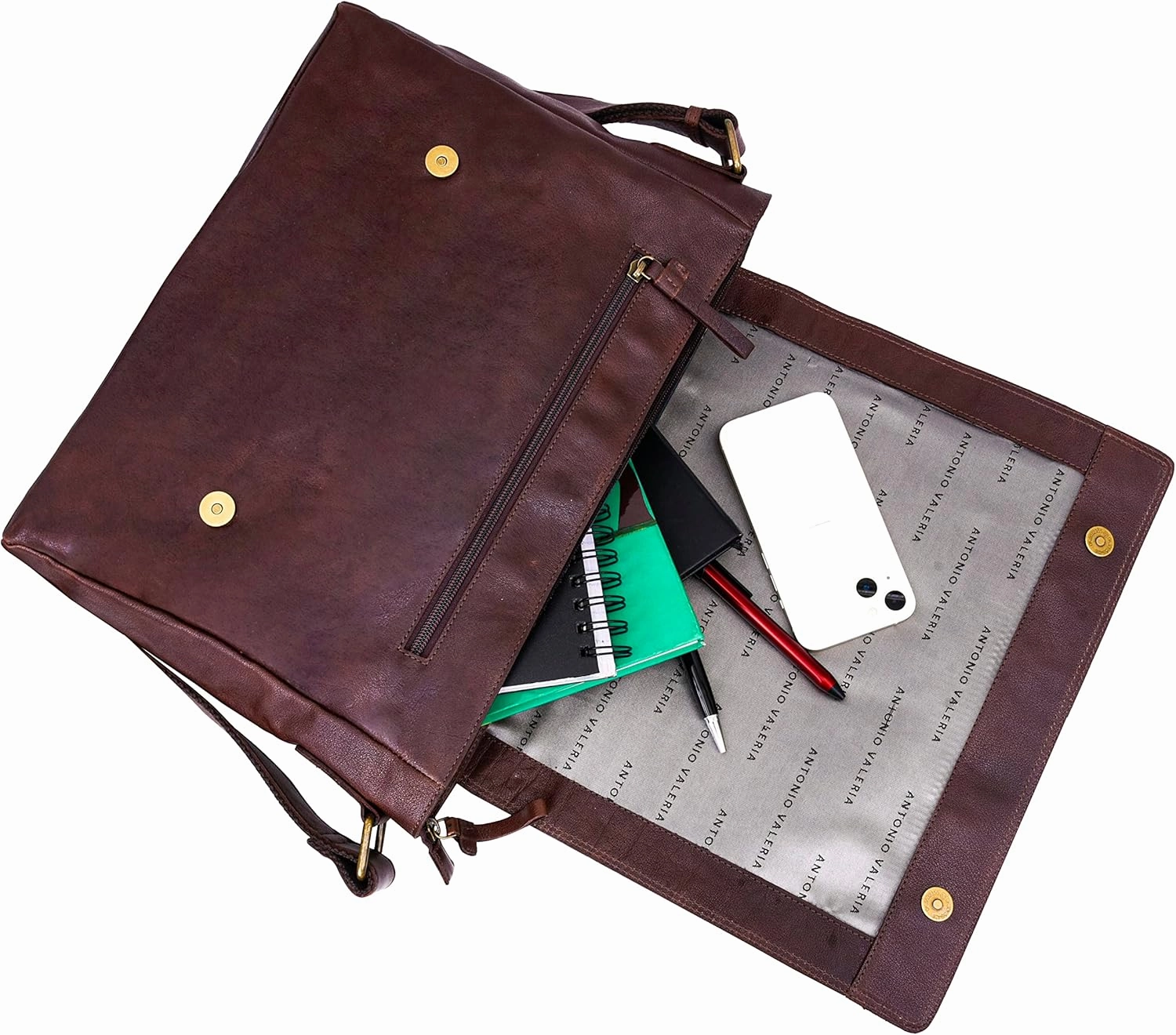 Antonio Valeria Robert Premium Leather Messenger Bag for Men