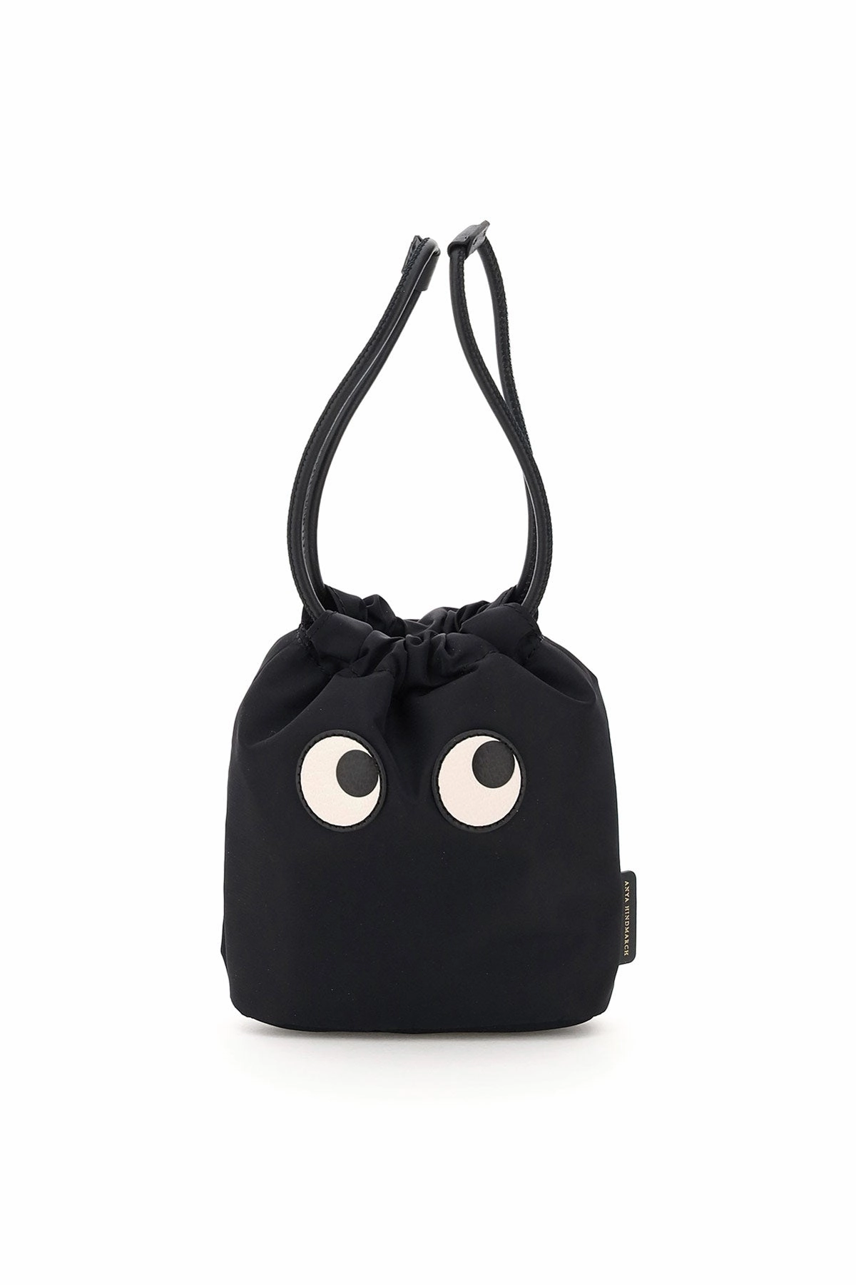 Anya hindmarch drawstring pouch eyes