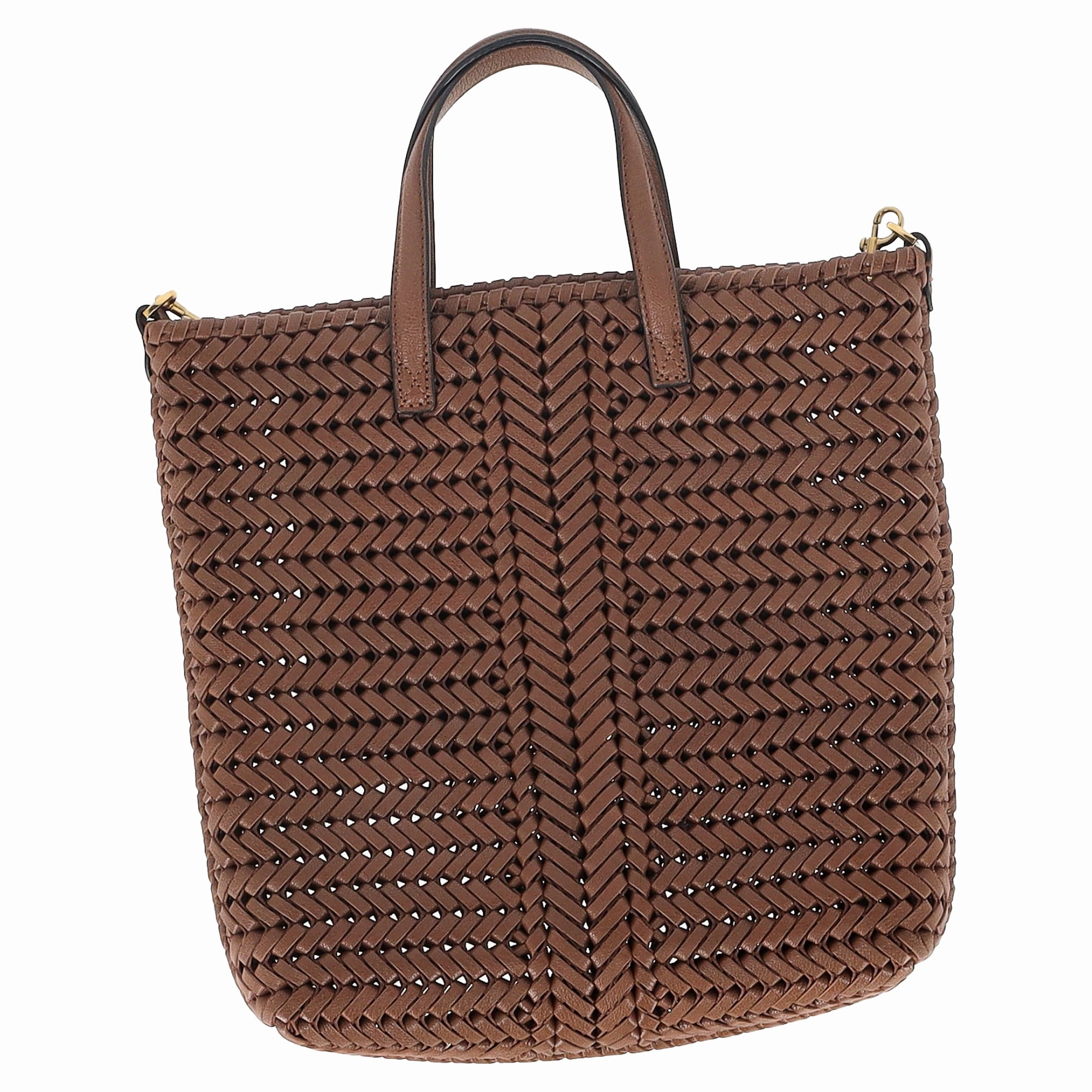 Anya Hindmarch Neeson Tote Bag in Brown Goat Leather