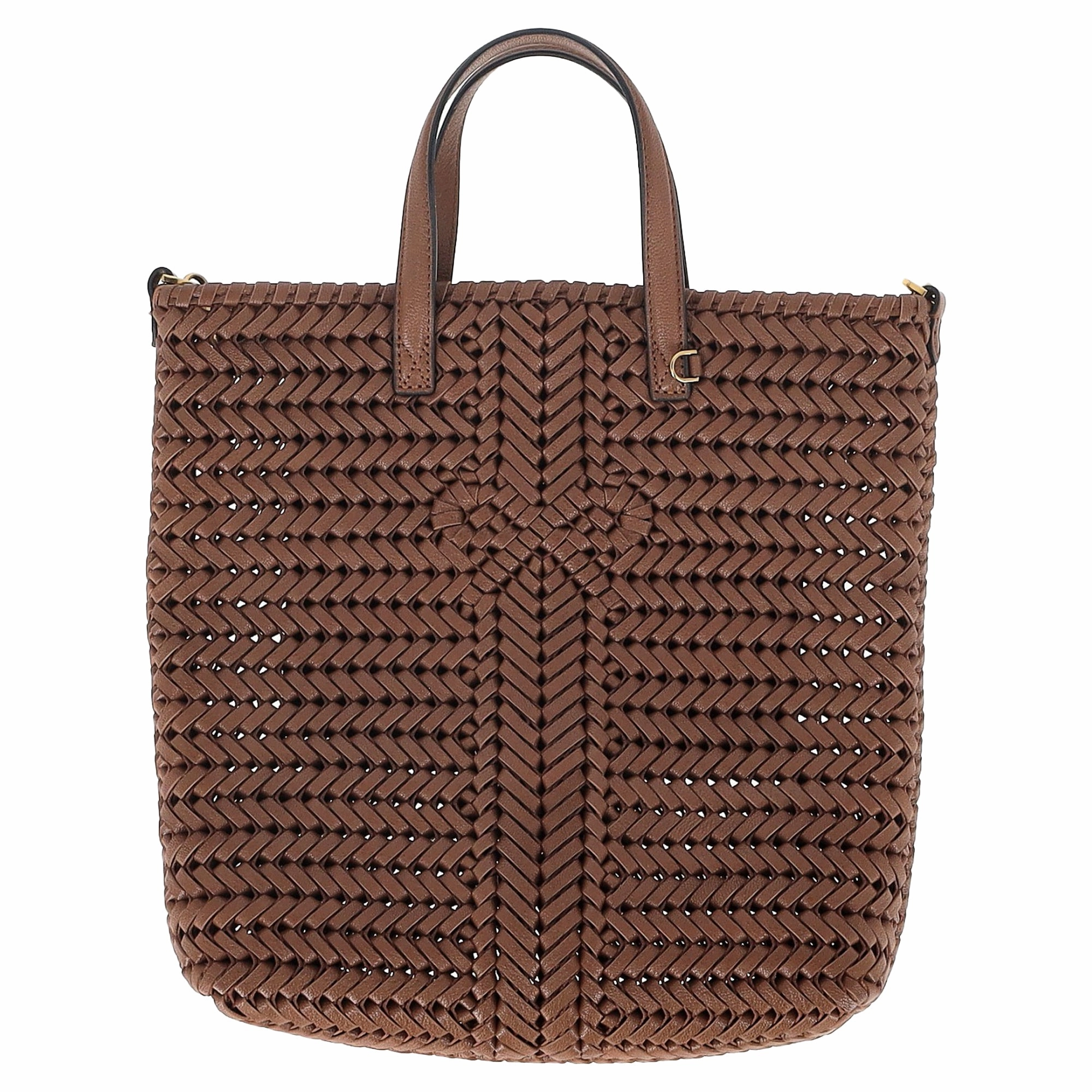 Anya Hindmarch Neeson Tote Bag in Brown Goat Leather