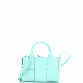 Arco Tote Maxi Intrecciato Leather Candy
