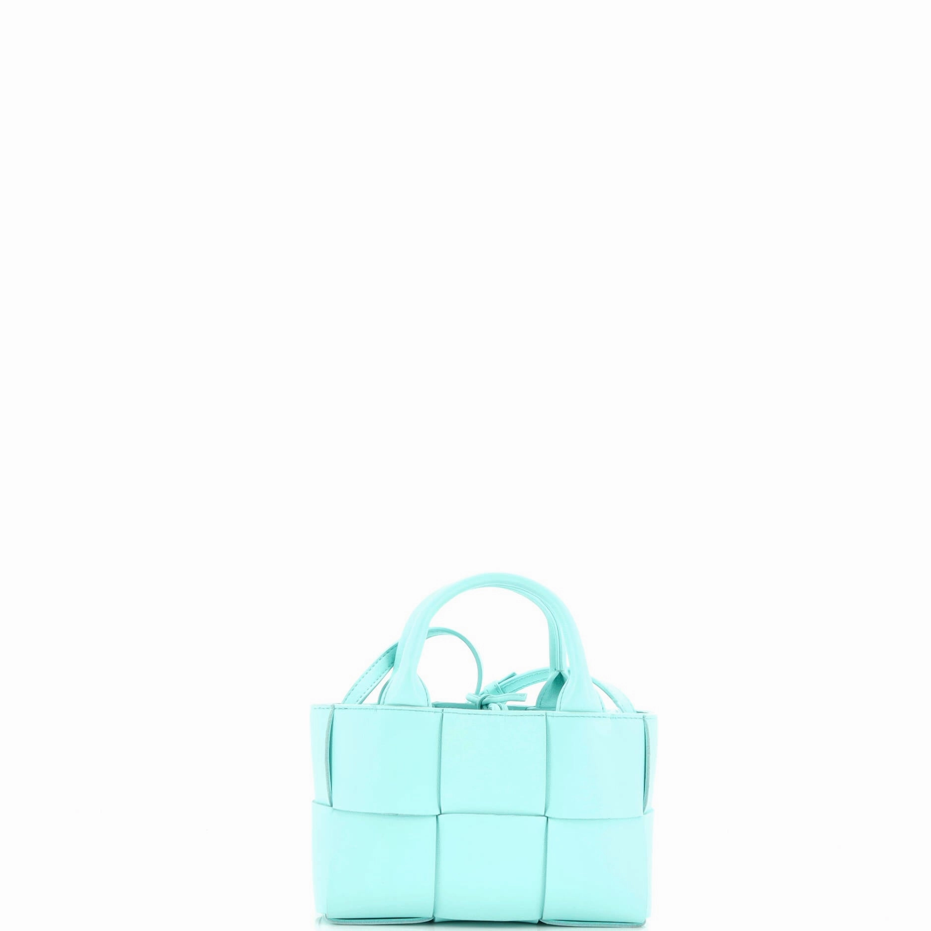 Arco Tote Maxi Intrecciato Leather Candy