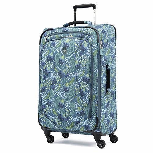 Atlantic Ultra Lite 4 | 21, 24, And 28-Inch Expandable Spinners, Travel Pillow (Lulu Green)
