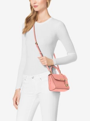 Ava Extra-Small Saffiano Leather Crossbody