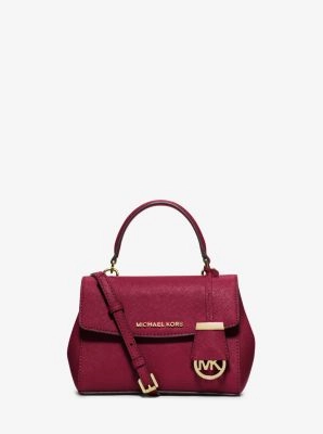 Ava Extra-Small Saffiano Leather Crossbody