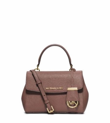 Ava Extra-Small Saffiano Leather Crossbody