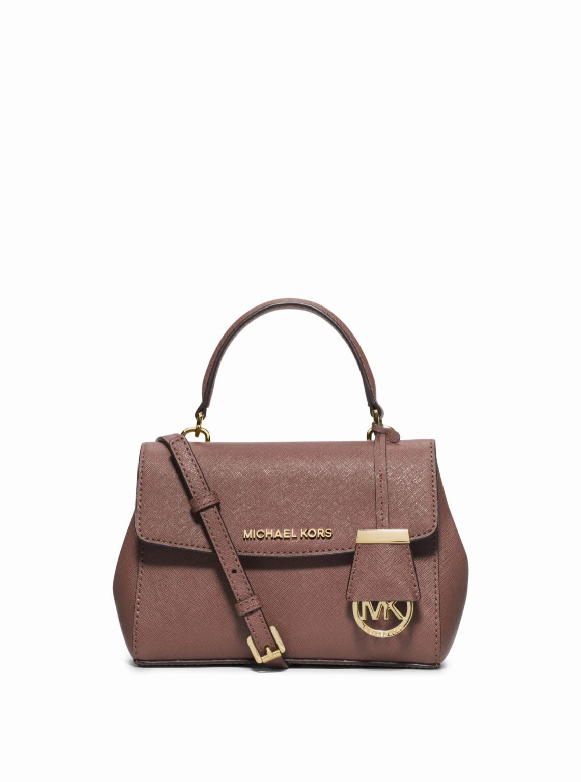 Ava Extra-Small Saffiano Leather Crossbody