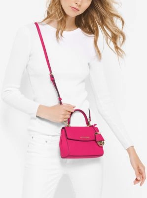 Ava Extra-Small Saffiano Leather Crossbody