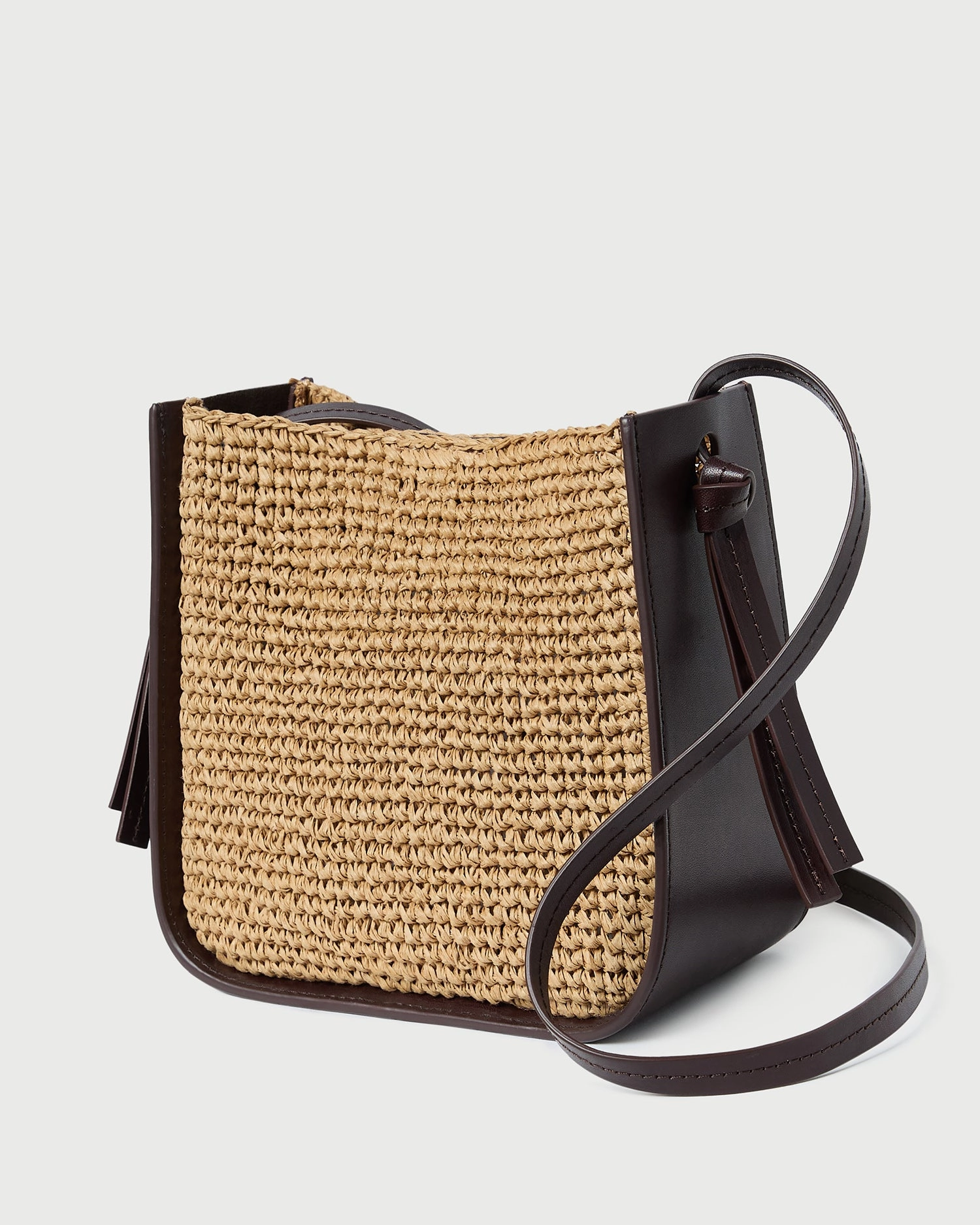 Avalon Brown/Espresso Crochet Crossbody