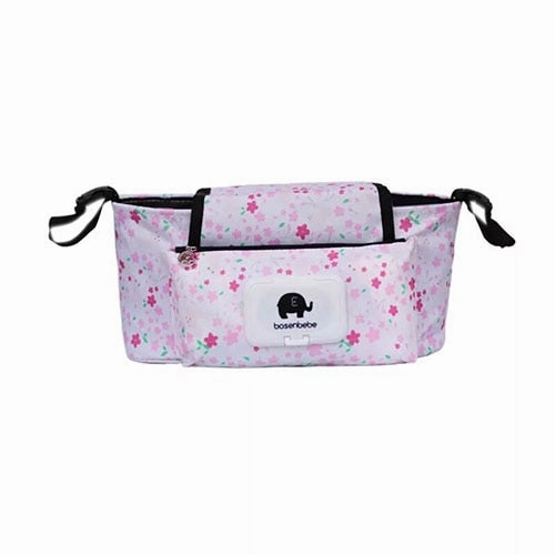 Baby Stroller Organizer Bag Mummy Diaper Bag Hook Baby Carriage Waterproof Large Capacity Stroller Accessories Travel Nappy
