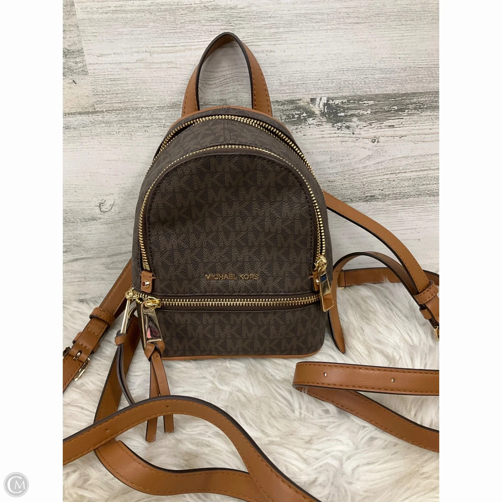 Backpack Designer By Michael Kors, Size: Small