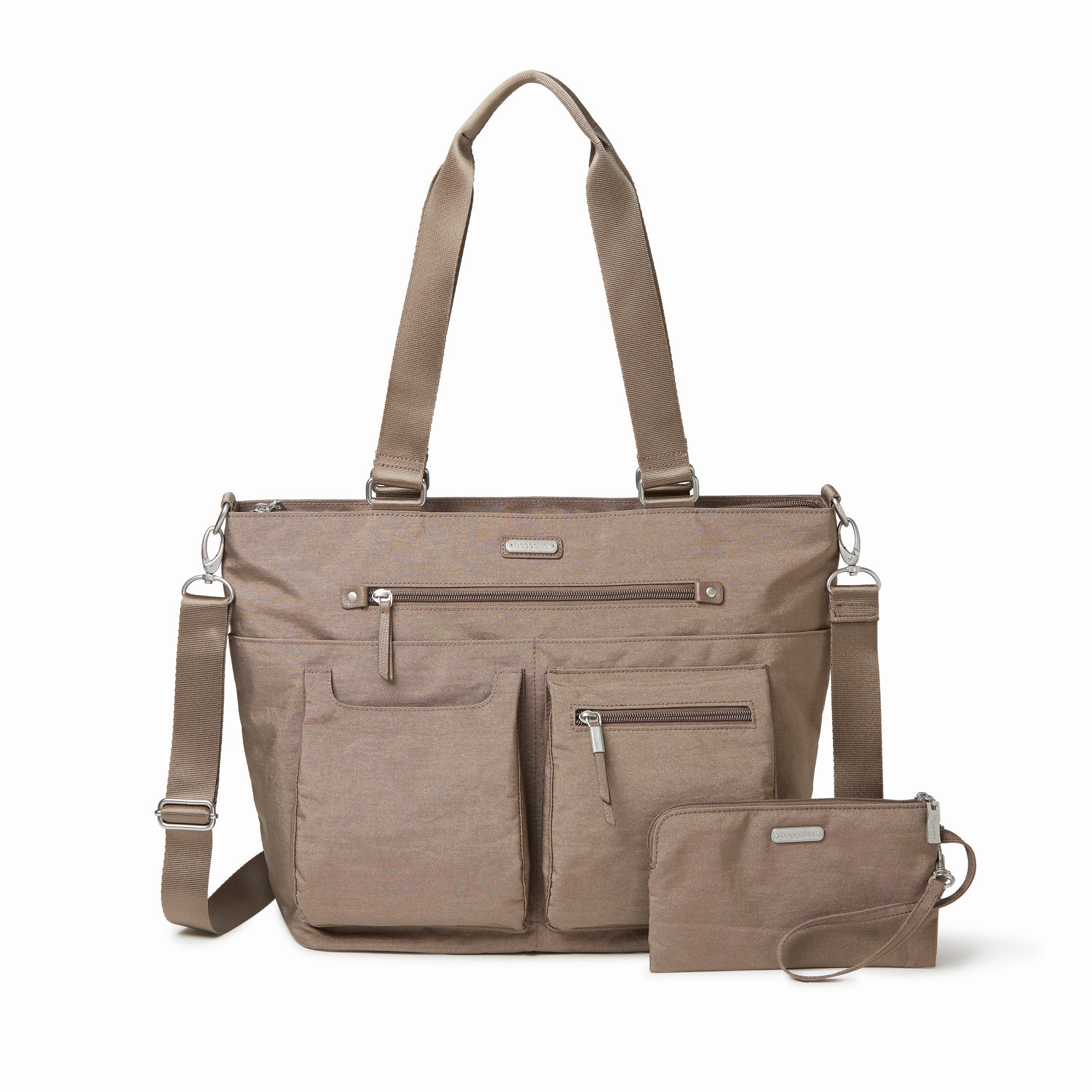 Baggallini Any Day Tote with RFID Phone Wristlet