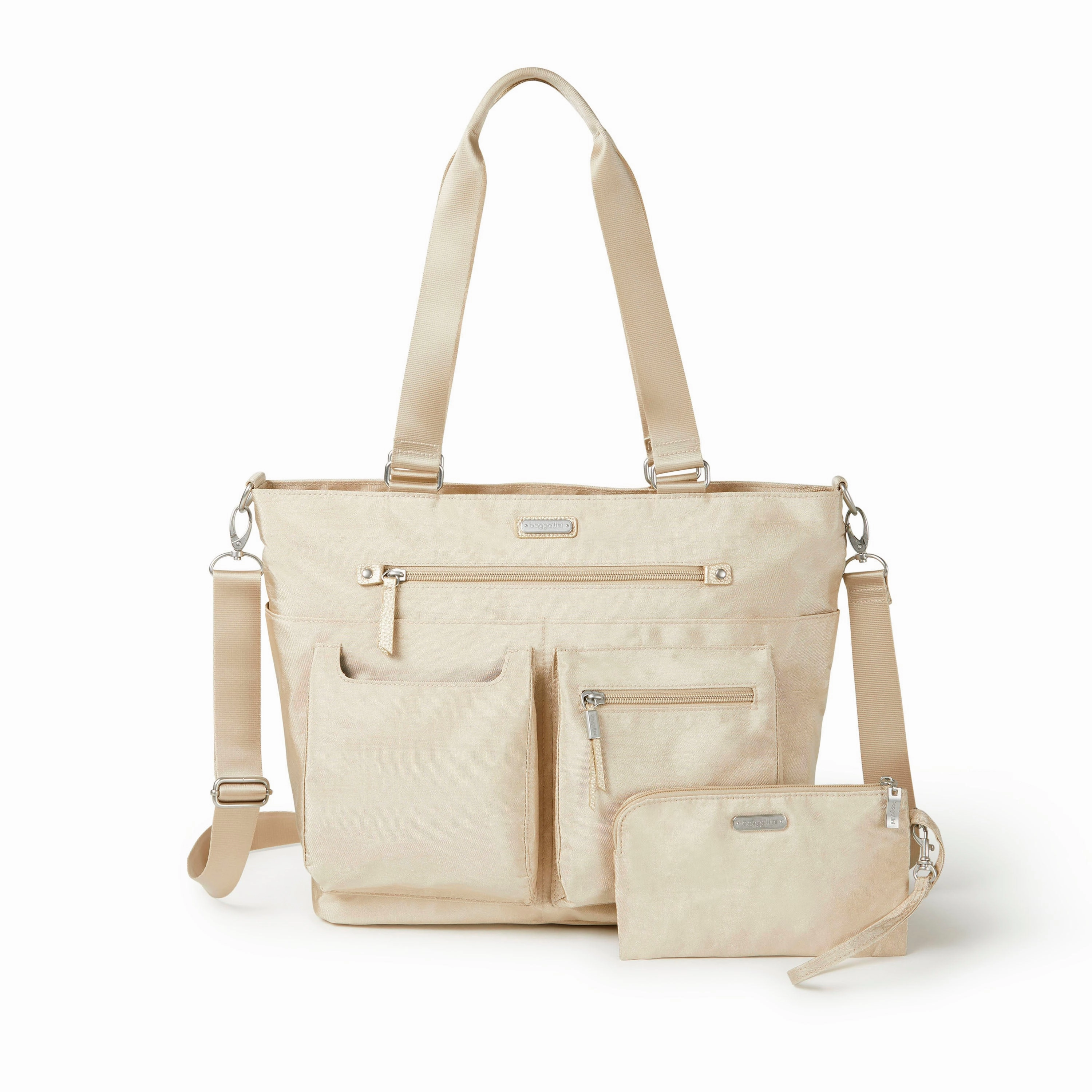 Baggallini Any Day Tote with RFID Phone Wristlet
