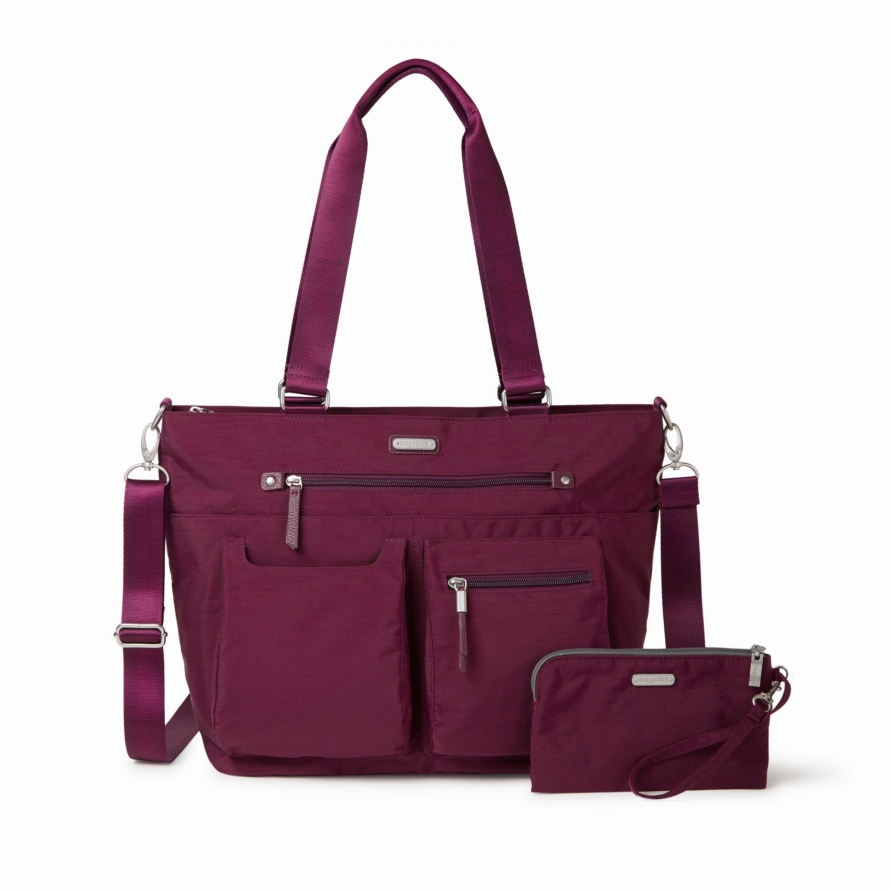 Baggallini Any Day Tote with RFID Phone Wristlet