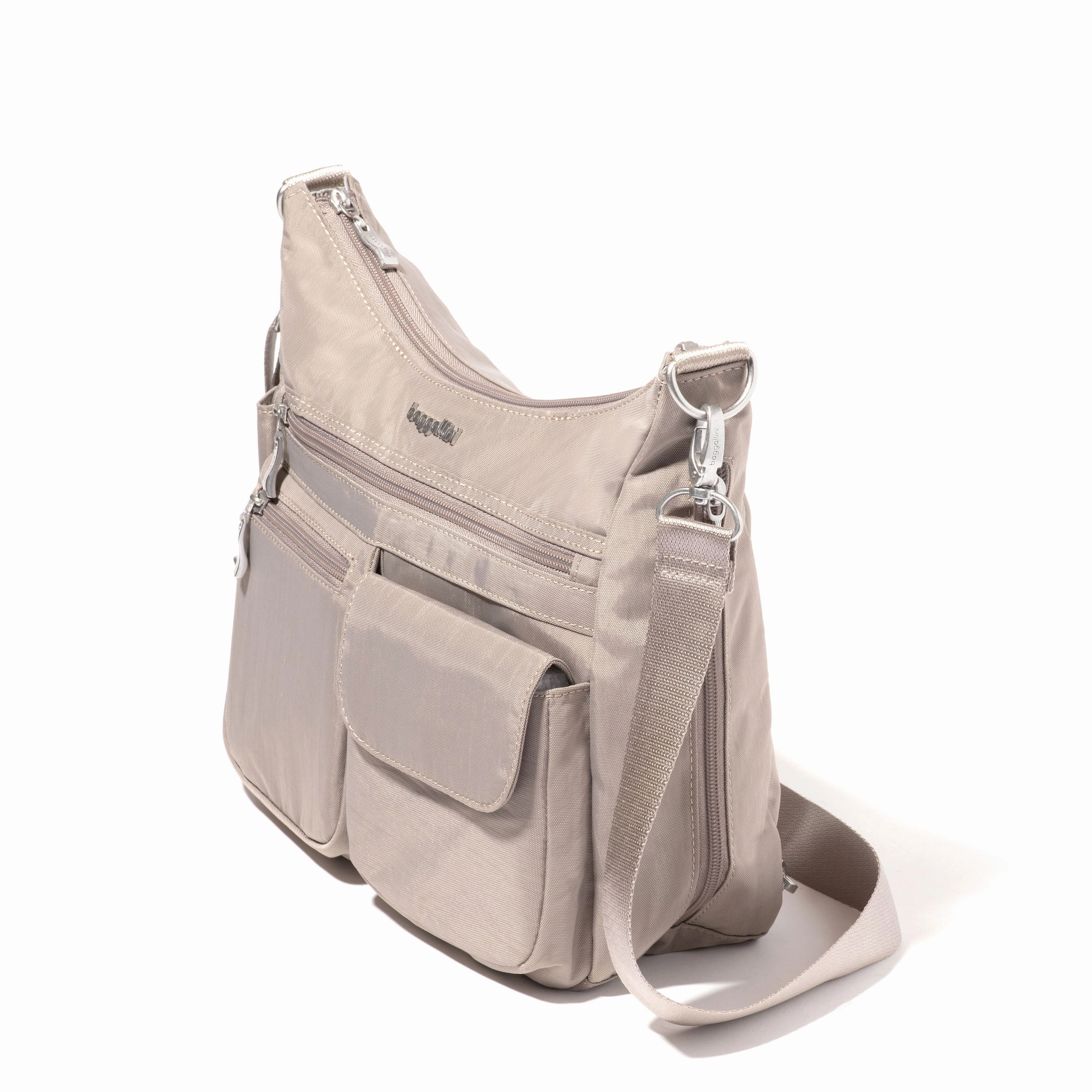 baggallini Women's Modern Everywhere Hobo Crossbody Bag with Wristlet