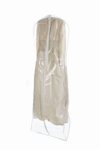 Bags for Less Heavyduty Clear Wedding Gown Garment Bag